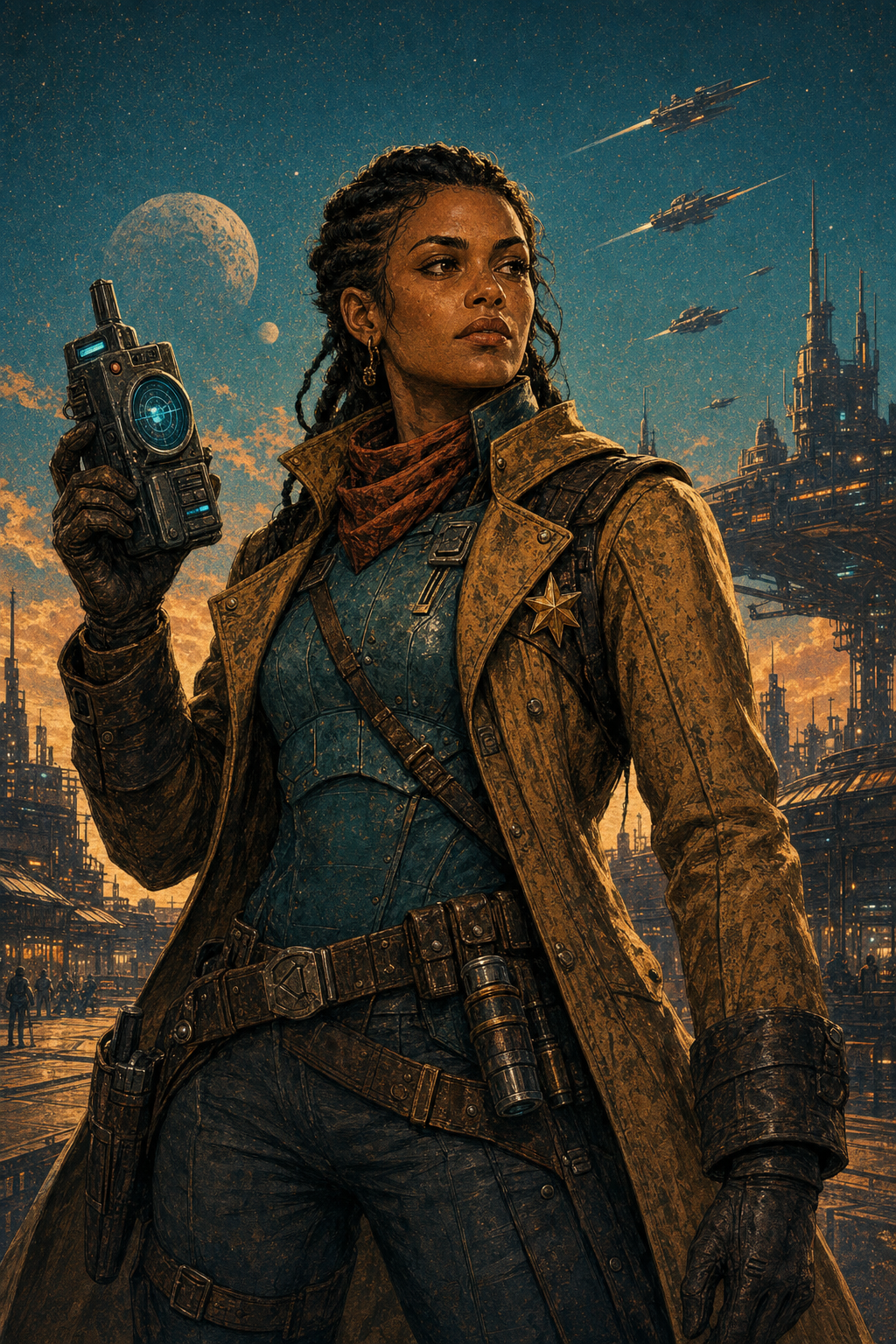 Ochre scout coat appearance